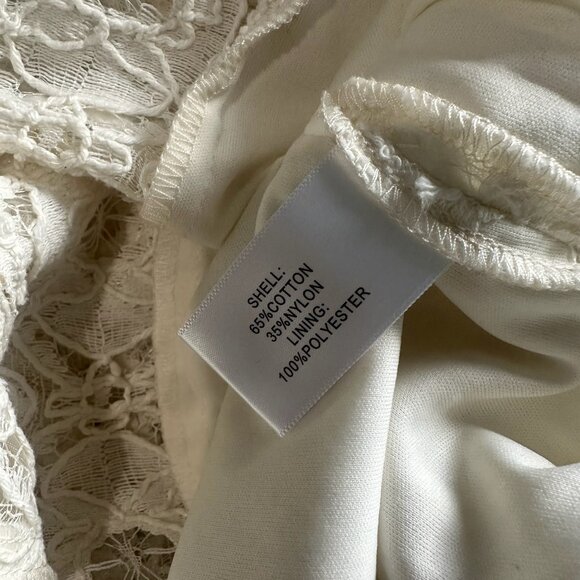 NWT Y2K Ivory Lace Blazer – Size Medium (Original MSRP $143) - Picture 7 of 7